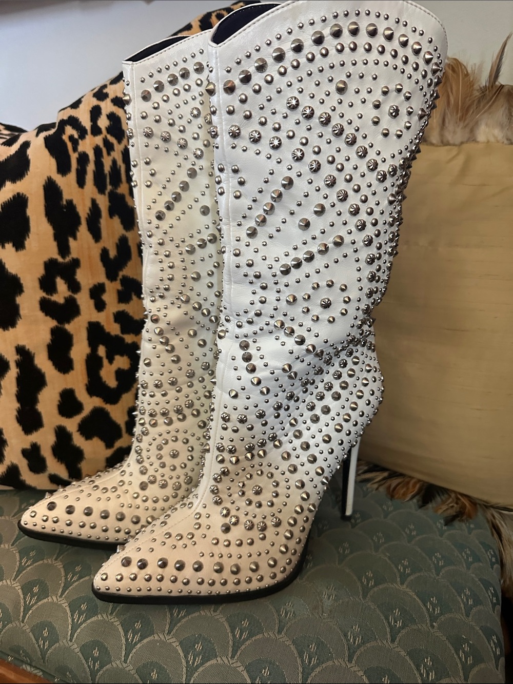 Azalea Wang Studded Boots